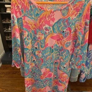 Lilly Pulitzer Flamingo Dress